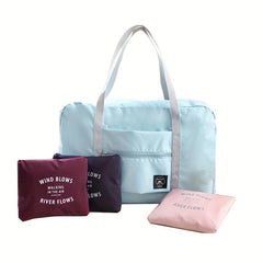 Travel Tote Bag Waterproof Storage Nylon Zippered Handle
