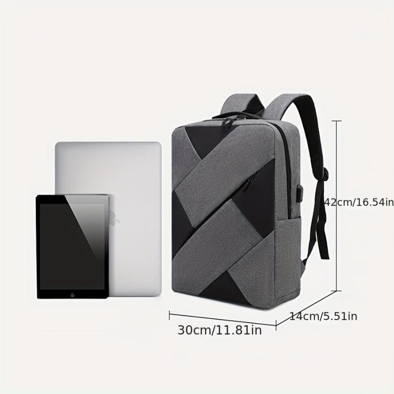 3pcs Large Capacity Backpack Set Lightweight Travel Commuter Bag