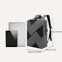 3pcs Large Capacity Backpack Set Lightweight Travel Commuter Bag