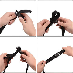 6pcs Release Buckle Strap Luggage Packing Straps