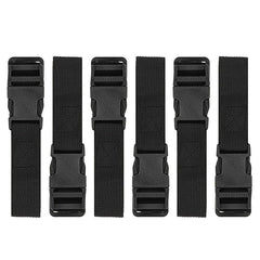 6pcs Release Buckle Strap Luggage Packing Straps