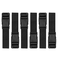 6pcs Release Buckle Strap Luggage Packing Straps