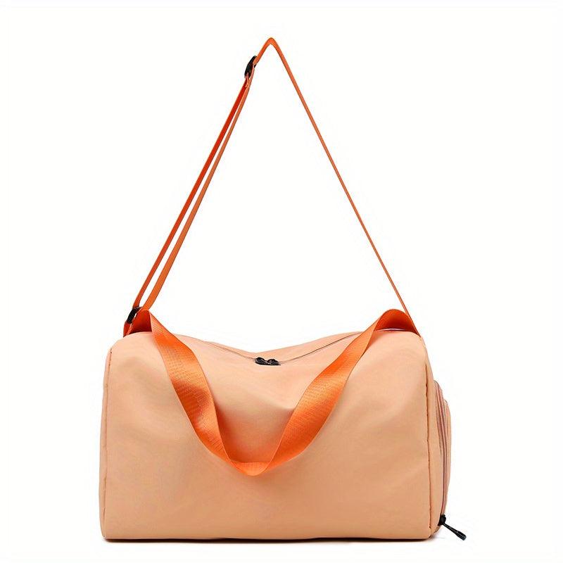Pattern Sports Handbag Solid Luggage Versatile Gym Bag