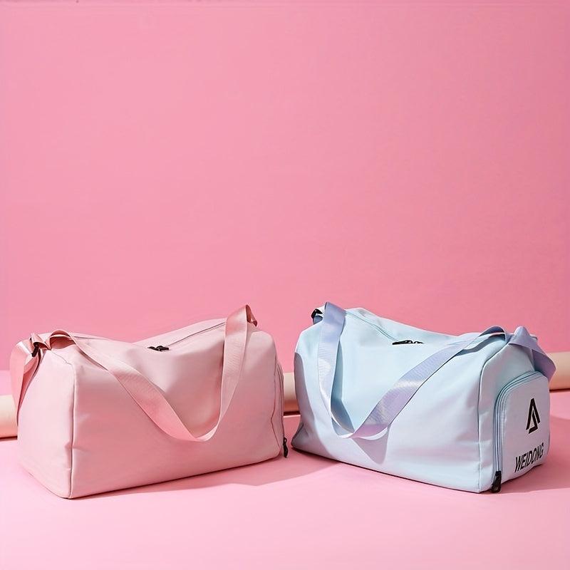 Pattern Sports Handbag Solid Luggage Versatile Gym Bag