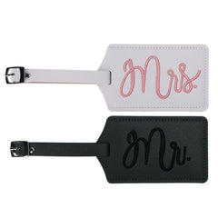 Gray Mr And Mrs Luggage Tags Gift