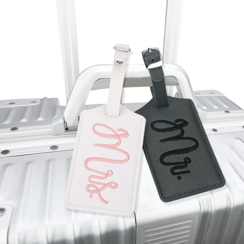 Gray Mr And Mrs Luggage Tags Gift