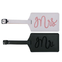 Gray Mr And Mrs Luggage Tags Gift