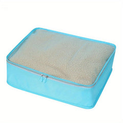 Large Capacity Mesh Organizer Zipper Luggage Bag