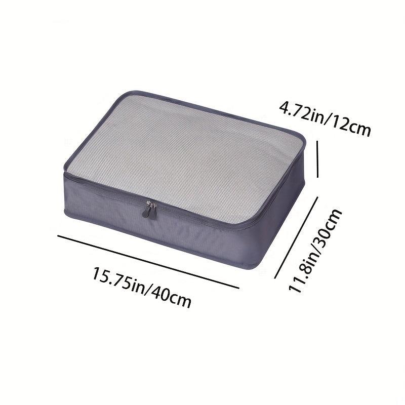 Large Capacity Mesh Organizer Zipper Luggage Bag