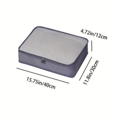 Large Capacity Mesh Organizer Zipper Luggage Bag