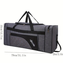 Large Capacity Durable Carry on Bag Nylon Gym Travel Organizer Weekender Bag