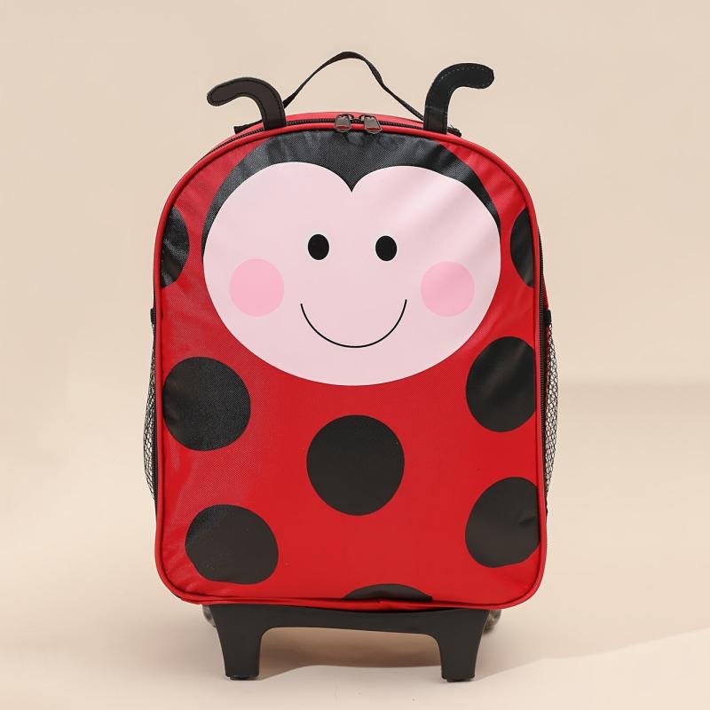 Ladybug Pattern Carry-On Luggage