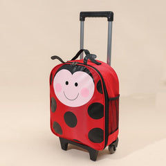Ladybug Pattern Carry-On Luggage