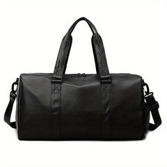 Large Capacity Fitness Zipper Bag Solid Sports Handbag