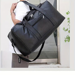 Large Capacity Solid Luggage Bag Portable Sports Bag Lightweight Travel Handbag