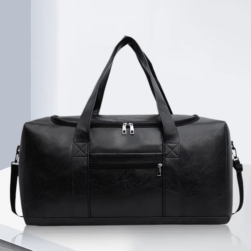 Large Capacity Solid Luggage Bag Portable Sports Bag Lightweight Travel Handbag