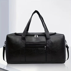 Large Capacity Solid Luggage Bag Portable Sports Bag Lightweight Travel Handbag