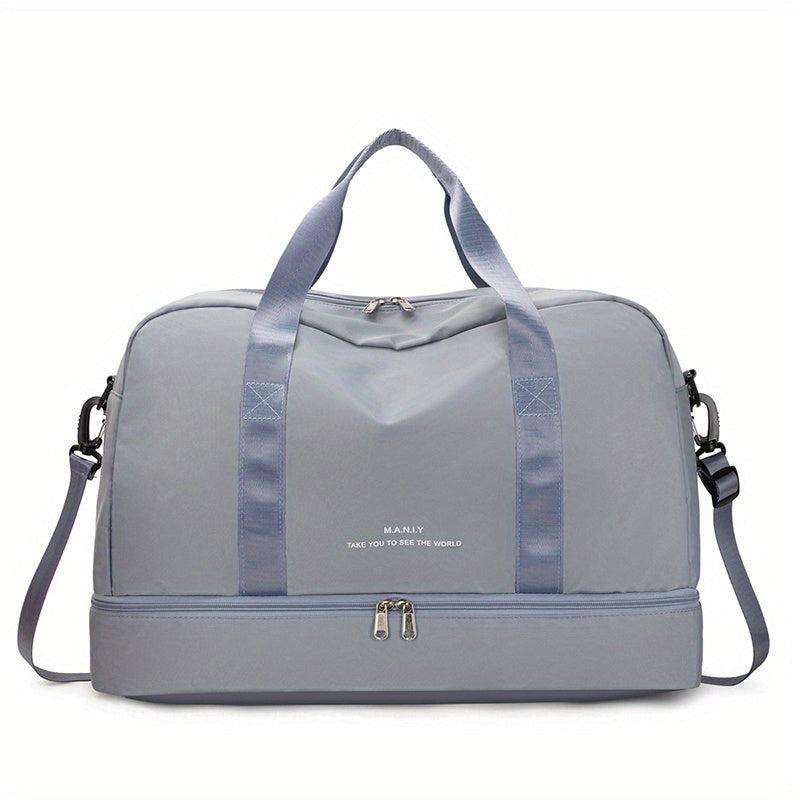 Large Capacity Carry On Duffle Bag Lightweight Luggage Handbag