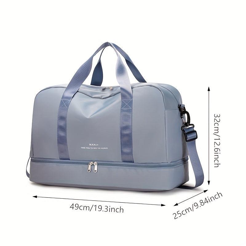 Large Capacity Carry On Duffle Bag Lightweight Luggage Handbag