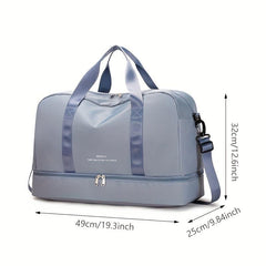 Large Capacity Carry On Duffle Bag Lightweight Luggage Handbag