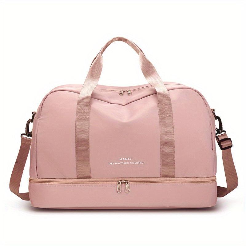 Large Capacity Carry On Duffle Bag Lightweight Luggage Handbag