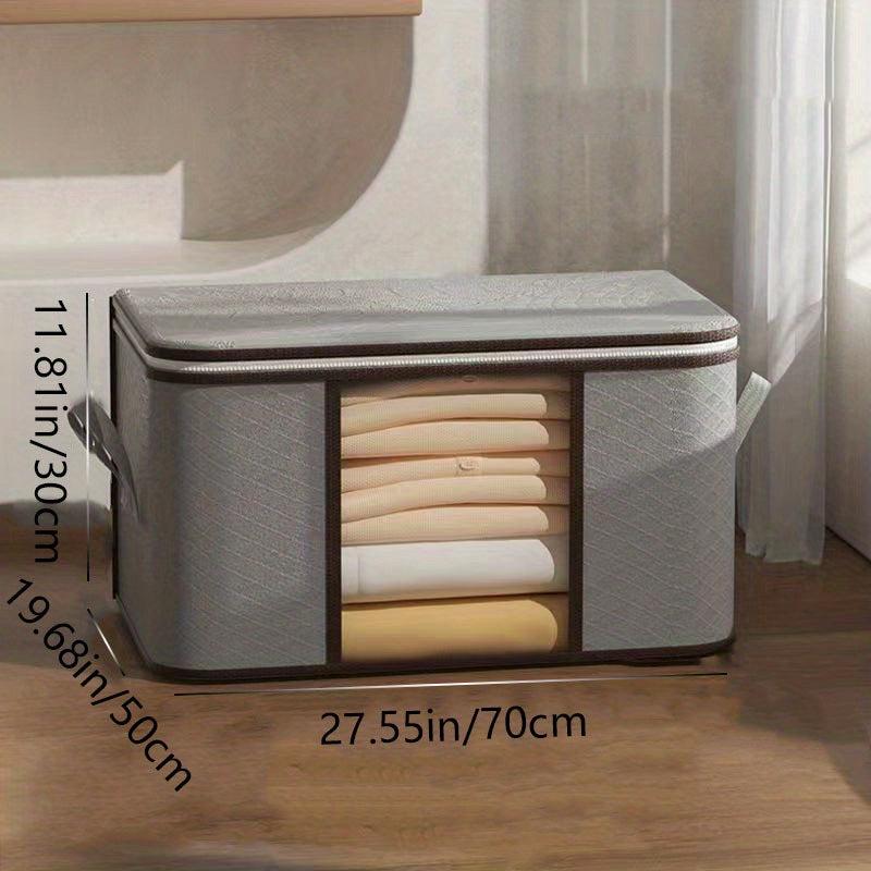 Large Clothing Storage Bag Organizer with Clear Window