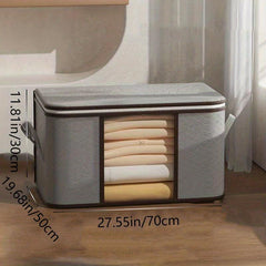 Large Clothing Storage Bag Organizer with Clear Window