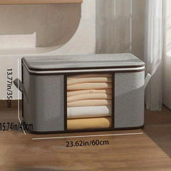Large Clothing Storage Bag Organizer with Clear Window