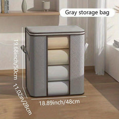 Large Clothing Storage Bag Organizer with Clear Window