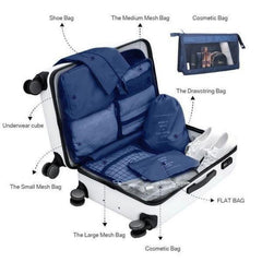 8pcs Clothes Storage Bags Lightweight Portable Travel Luggage Organizer