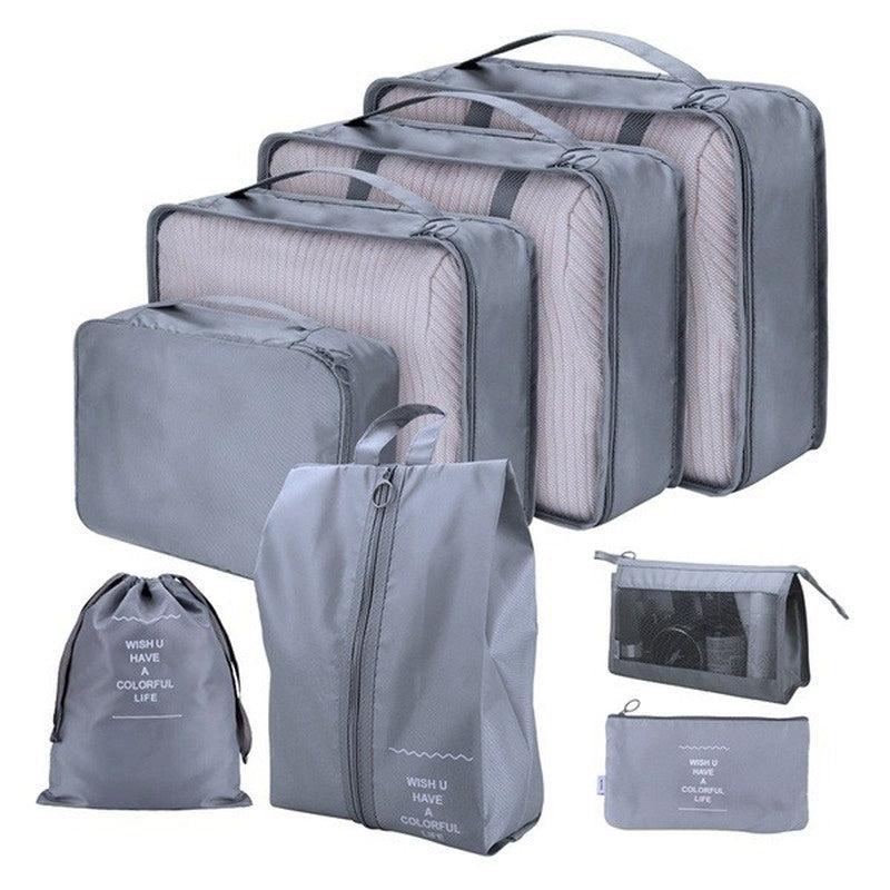 8pcs Clothes Storage Bags Lightweight Portable Travel Luggage Organizer