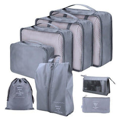 8pcs Clothes Storage Bags Lightweight Portable Travel Luggage Organizer