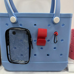 3pcs Bogg Bag Accessories Set Waterproof PVC Hook Phone Bag