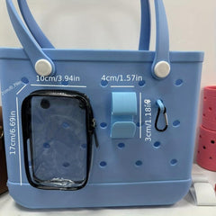 3pcs Bogg Bag Accessories Set Waterproof PVC Hook Phone Bag