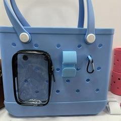 3pcs Bogg Bag Accessories Set Waterproof PVC Hook Phone Bag