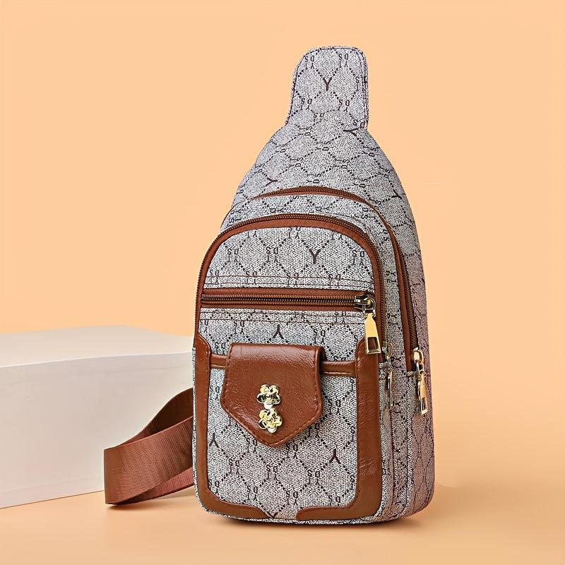 Vintage Chest Bag Coin Purse Sling Bag For Sports