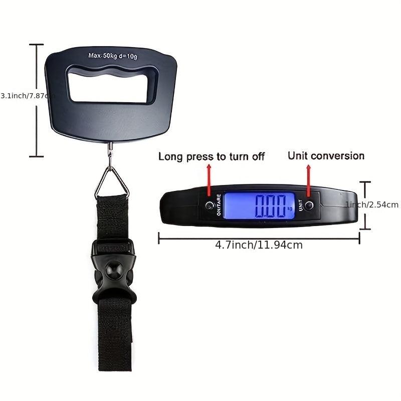 Digital Luggage Scale Handheld Electronic Scales For Travel