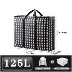 1PC Travel Luggage Bag Non-woven Printed Clothes Quilt Storage Handbag