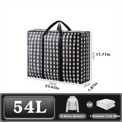 1PC Travel Luggage Bag Non-woven Printed Clothes Quilt Storage Handbag