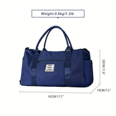 Portable Travel Luggage Handbag with Shoes Compartment