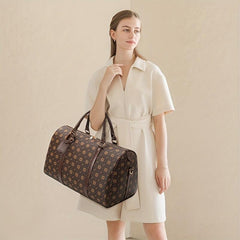 Vintage Print Luggage Bag Lightweight Portable Duffle Bag
