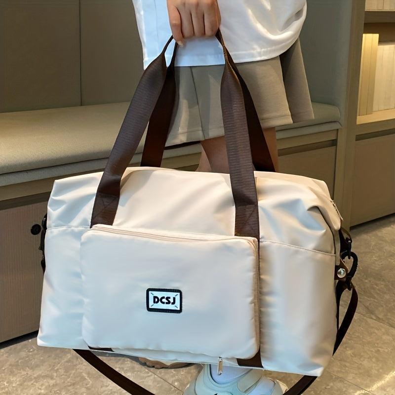 Large Capacity Travel Luggage Shoulder Bag Dry Wet Separation Lightweight Duffle