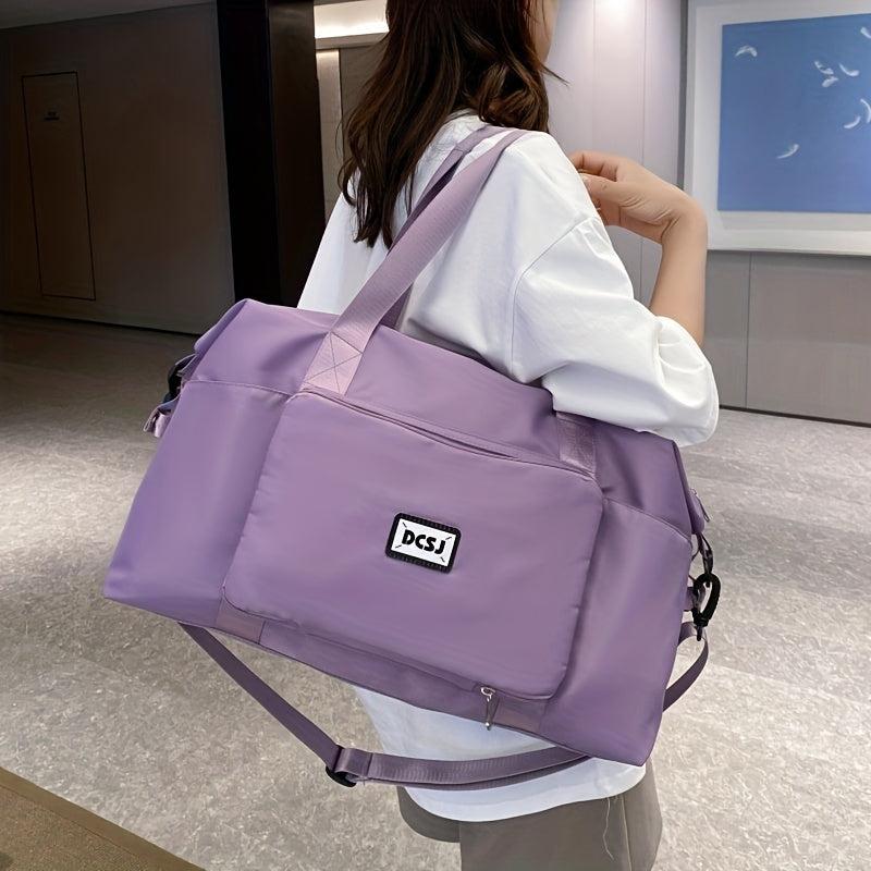 Large Capacity Travel Luggage Shoulder Bag Dry Wet Separation Lightweight Duffle