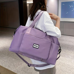 Large Capacity Travel Luggage Shoulder Bag Dry Wet Separation Lightweight Duffle