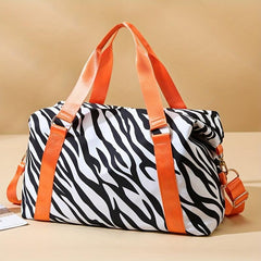Stylish Animal Pattern Sports Handbag Large Capacity Travel Duffle Bag