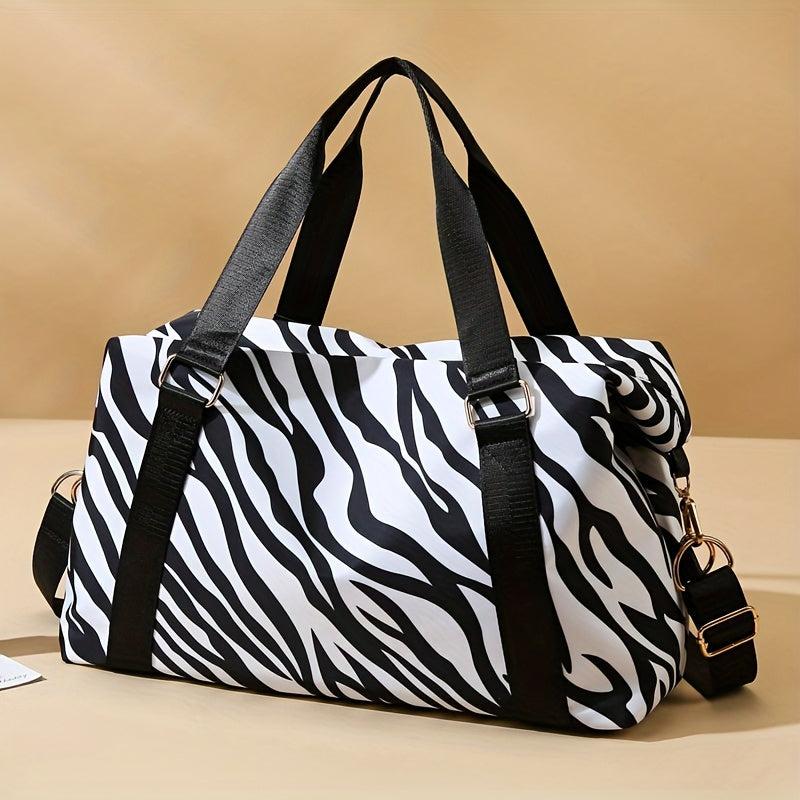 Stylish Animal Pattern Sports Handbag Large Capacity Travel Duffle Bag