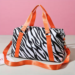 Stylish Animal Pattern Sports Handbag Large Capacity Travel Duffle Bag