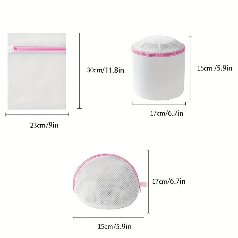 7PCS Mesh Laundry Storage Bag Travel Clothes Organizer