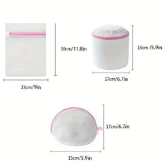 7PCS Mesh Laundry Storage Bag Travel Clothes Organizer