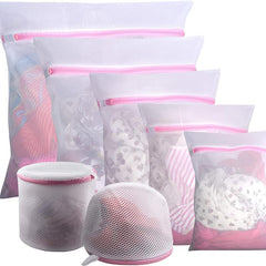 7PCS Mesh Laundry Storage Bag Travel Clothes Organizer
